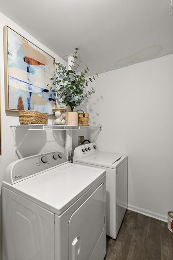 In-home full-size washer and dryer